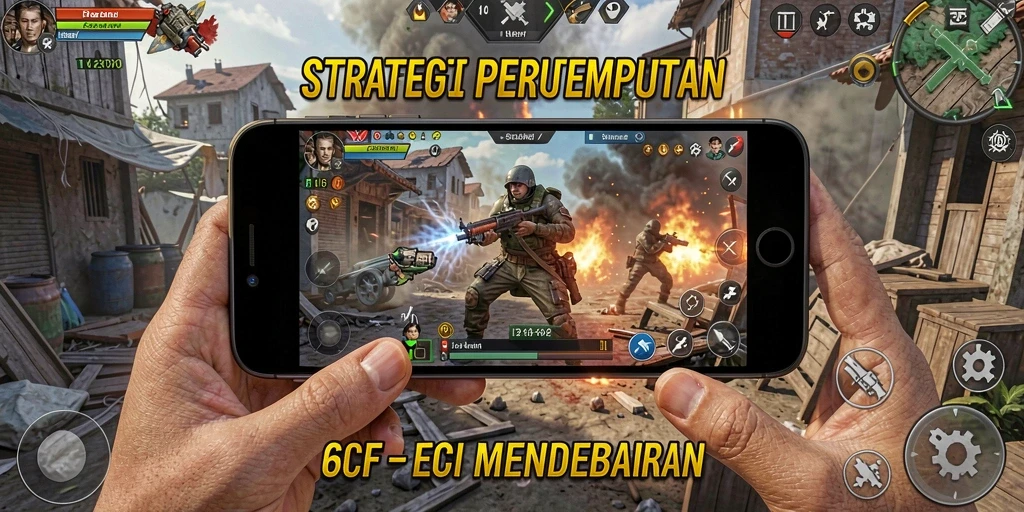 Gameplay 6CF yang menantang dan strategi yang mendalam.