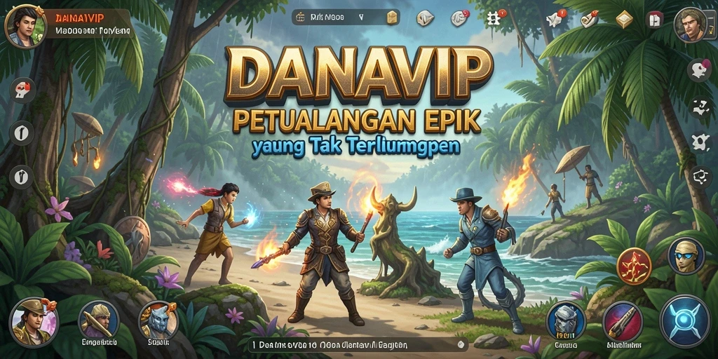 Screenshot gameplay menampilkan aksi seru di dunia petualangan DANAVIP.