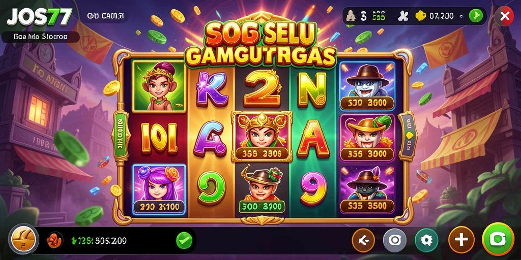 Tampilan menarik dari gameplay slot JOS77 yang mengasyikkan.