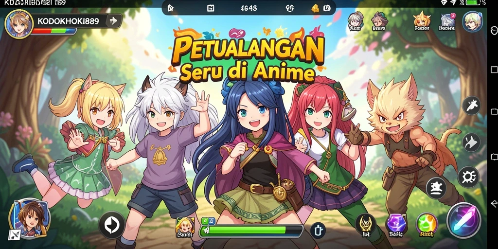 Tampilan gameplay yang menakjubkan dalam KODOKHOKI889.