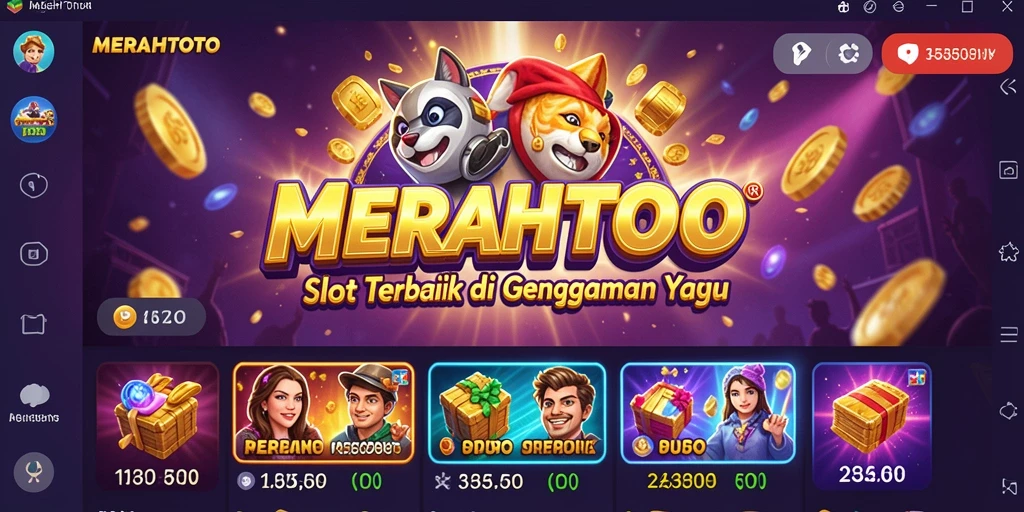 Tampilan gameplay MERAHTOTO yang mengasyikkan dan penuh warna.