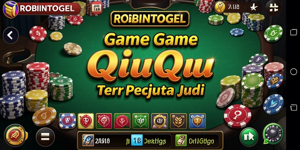 Tampilan screenshot menunjukkan gameplay QiuQiu yang menarik.