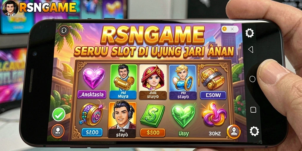 Tampilan gameplay seru RSNGAME dengan fitur slot menarik.