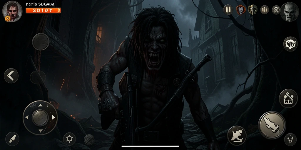 Gameplay menyeramkan di SD107 yang menampilkan suasana mencekam.