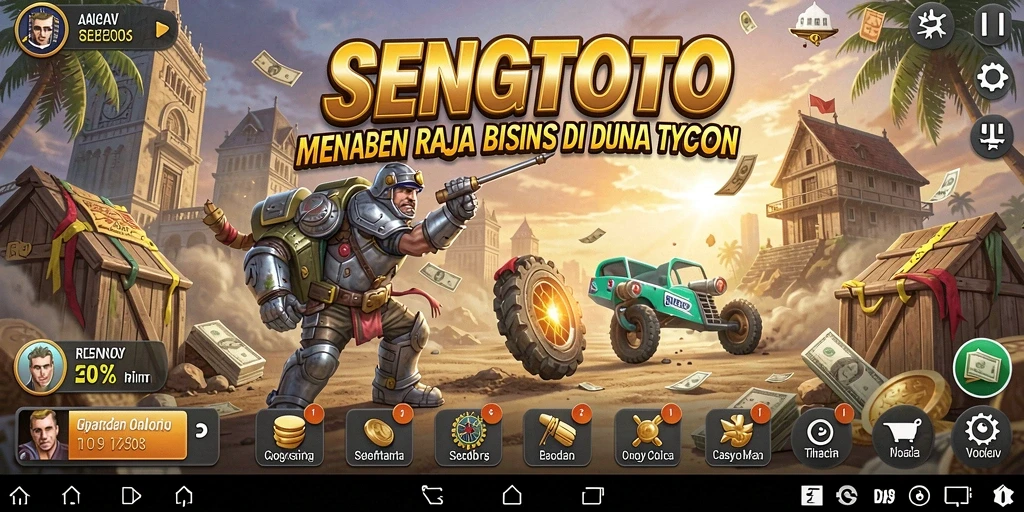 Screenshot SENGTOTO menunjukkan gameplay Tycoon yang menarik dan dinamis.