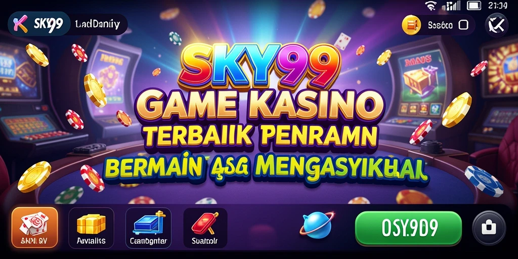 Screenshot gameplay SKY99 menampilkan suasana Kasino yang mendebarkan dan penuh interaksi.