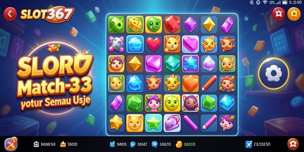 Tampilan gameplay SLOT367 yang penuh warna dan menarik.