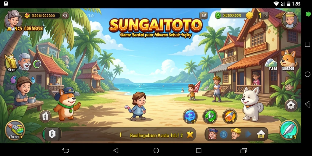 Tampilan menawan SUNGAITOTO dengan gameplay menyenangkan.
