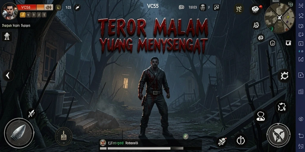 Gameplay VC55 yang menegangkan dan menyeramkan terlihat jelas.