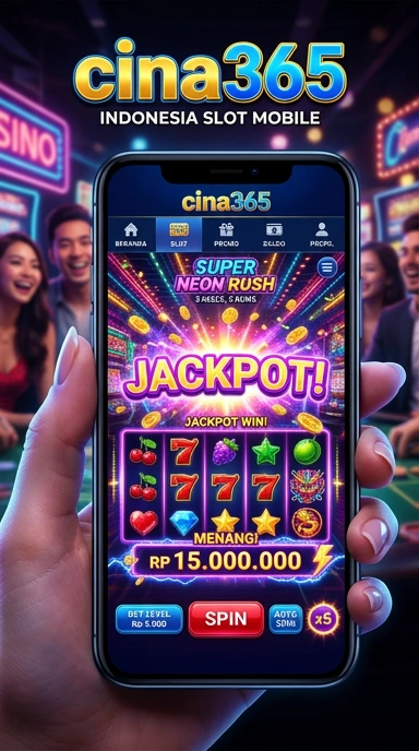 Tampilan utama aplikasi cina365 yang menarik dan fungsional.